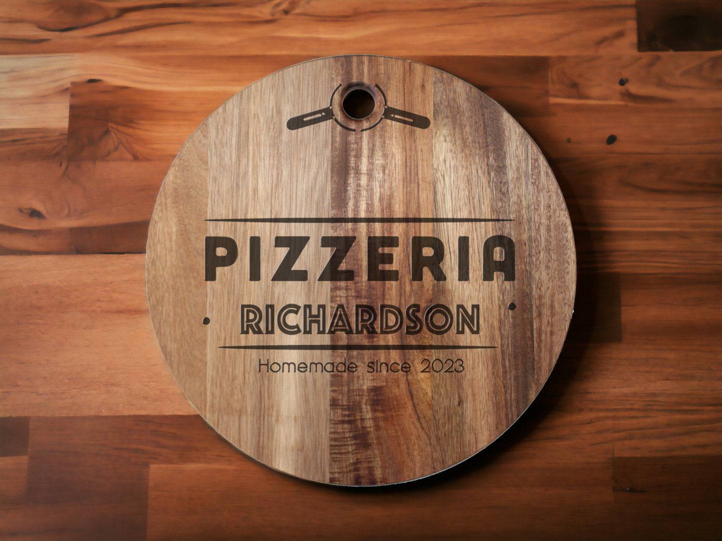 Personalised Round Pizza Board