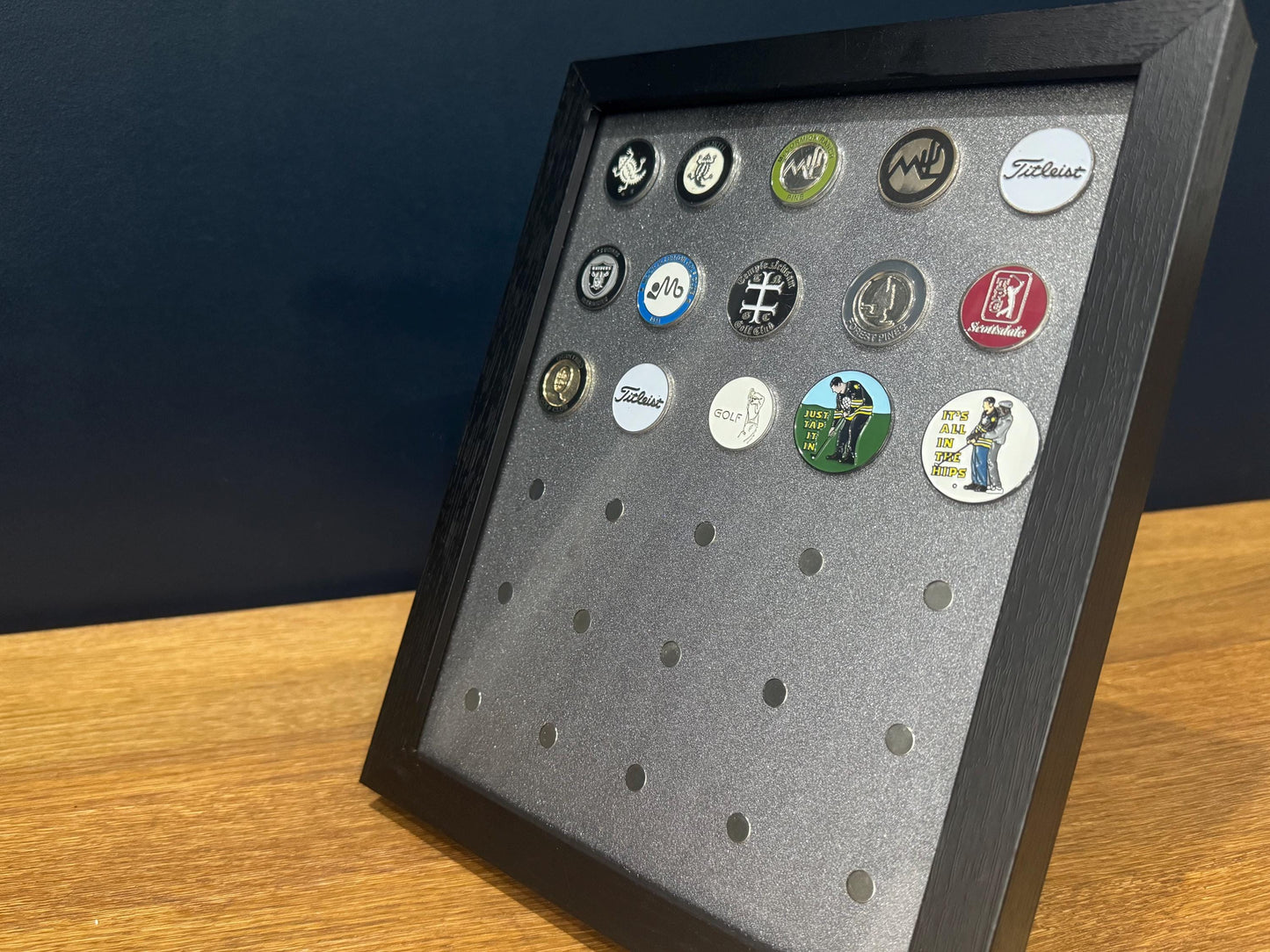 Acrylic Magnetic Golf Ball Marker Display Frame