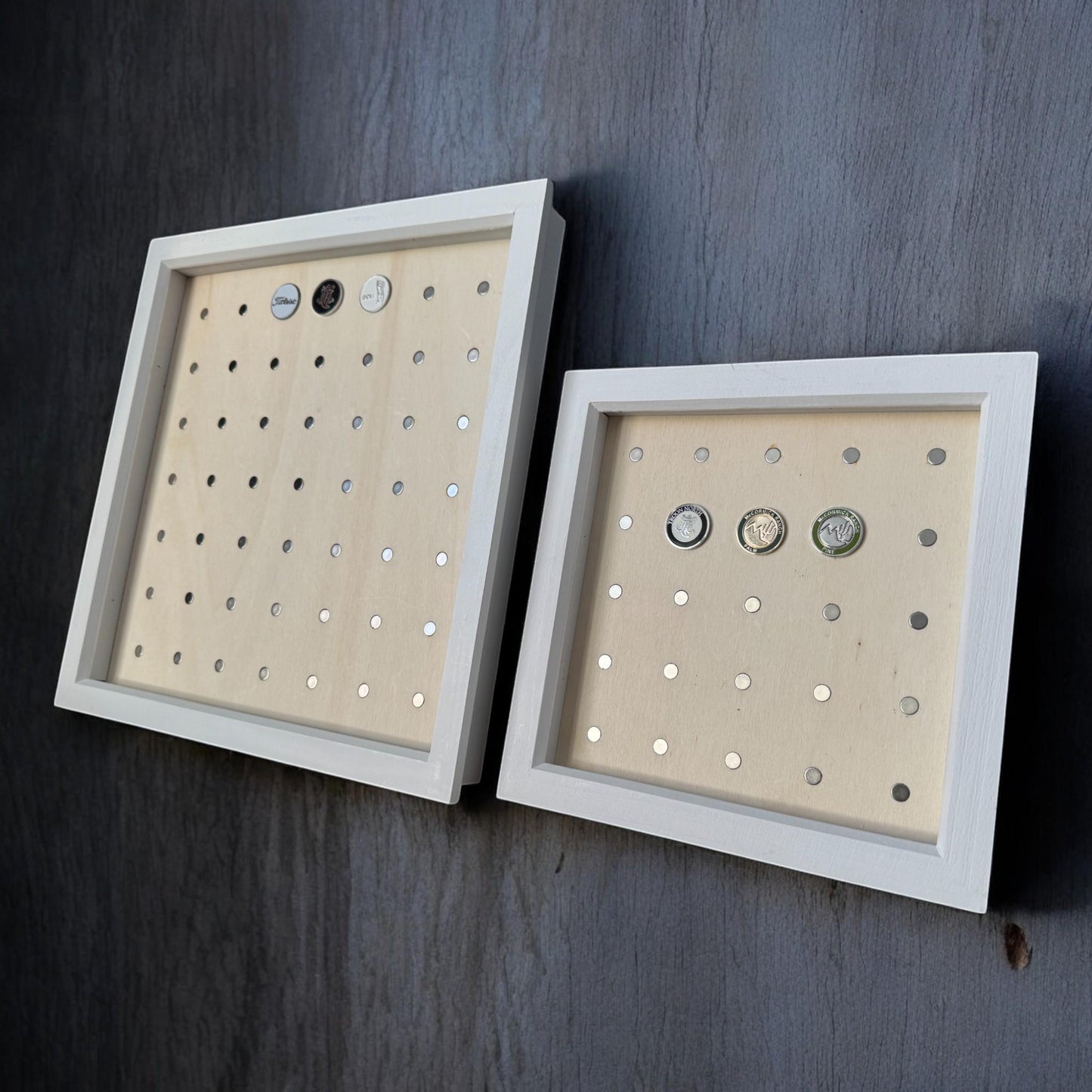 Magnetic Deep Box Golf Ball Marker Display Frame