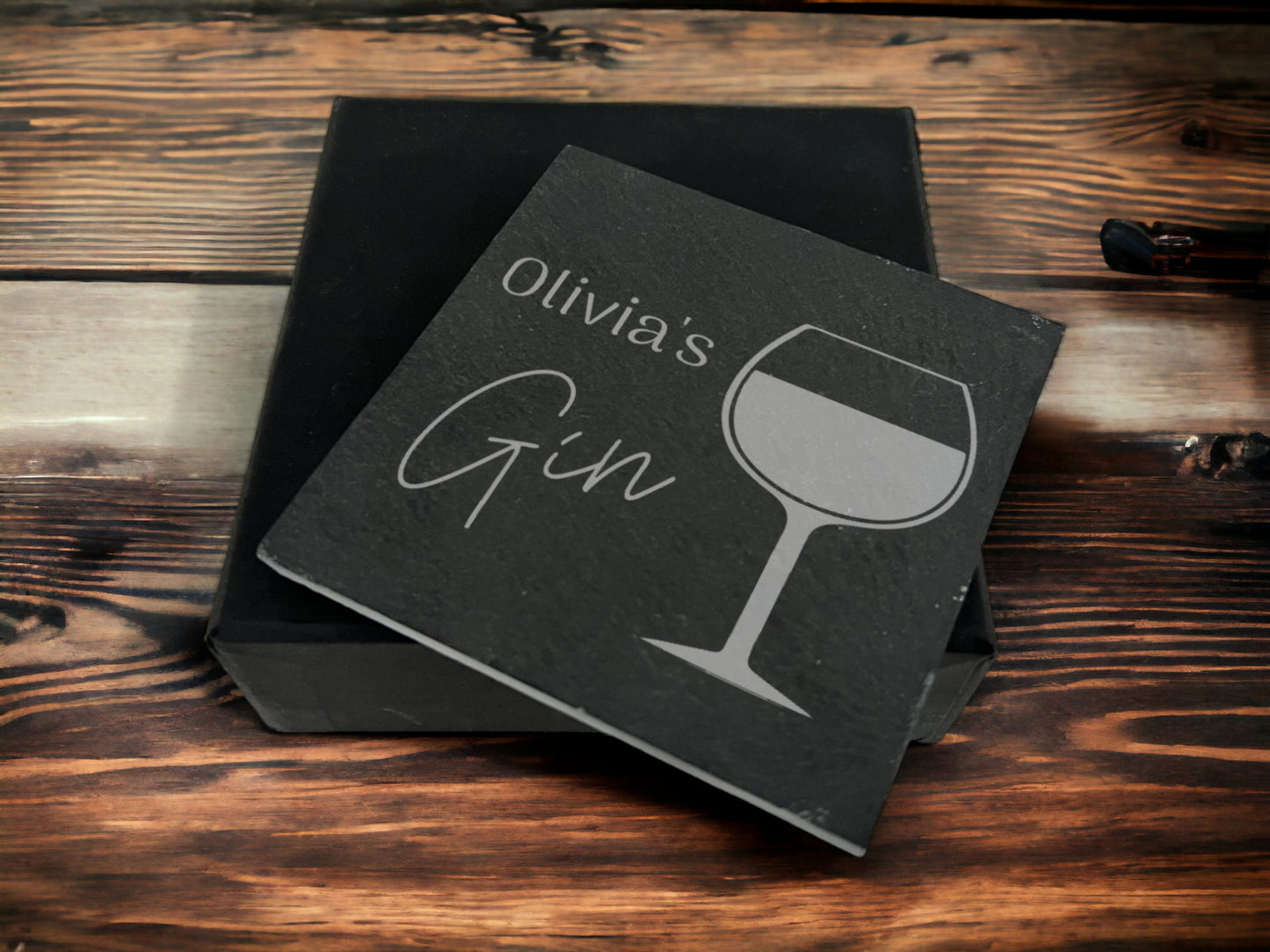 Personalised Drink Slate Coaster
