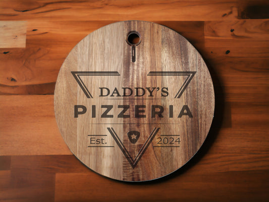 Personalised Round Pizza Board