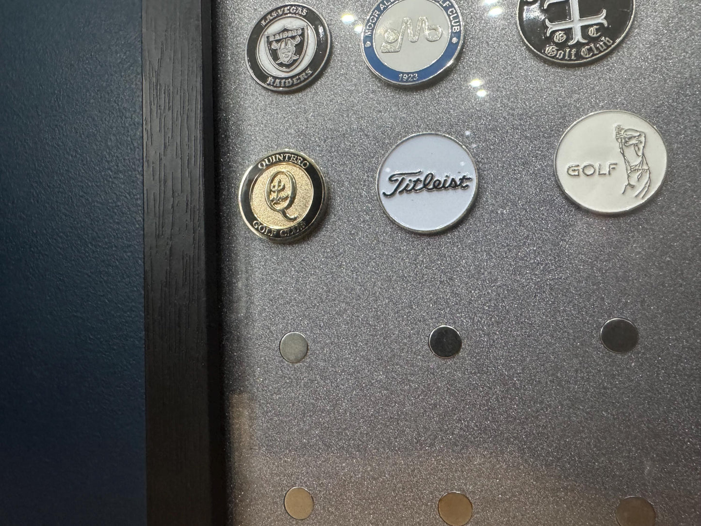 Acrylic Magnetic Golf Ball Marker Display Frame
