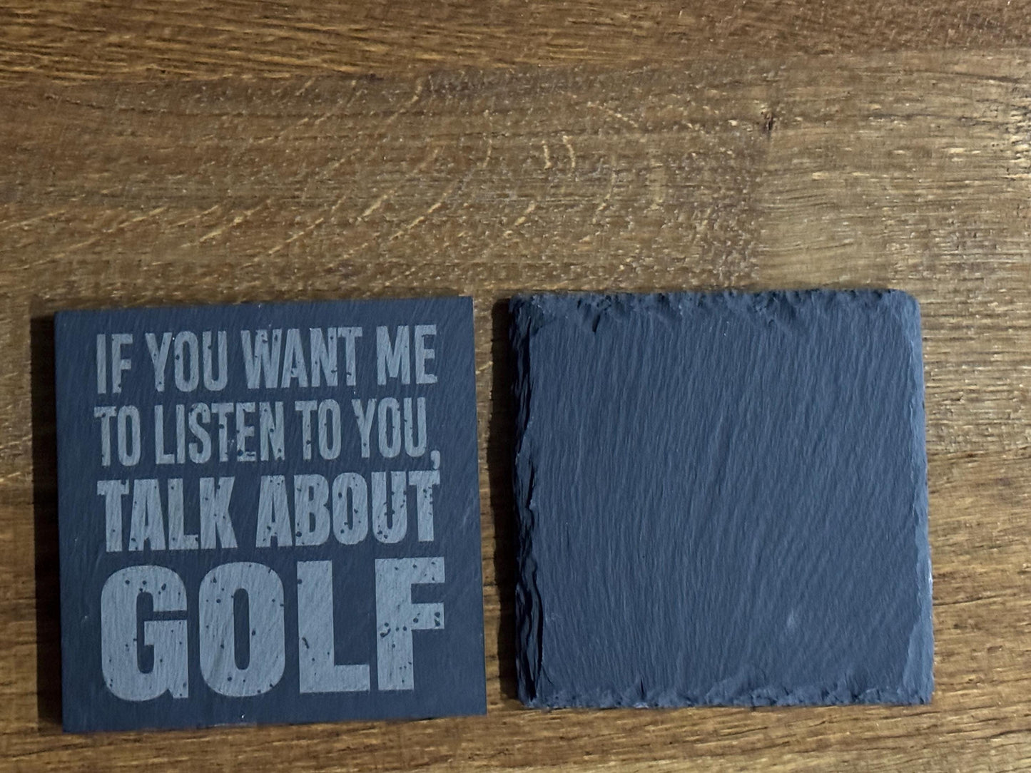 Funny Golf Drink Coaster - Talk About Golf Drink Coaster
