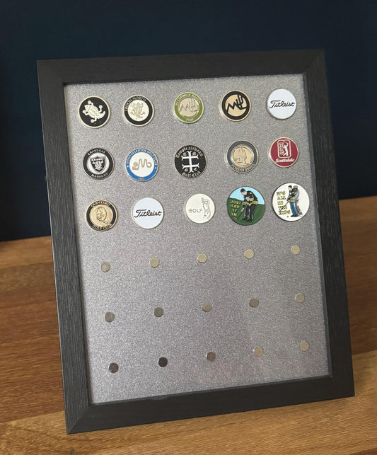 Acrylic Magnetic Golf Ball Marker Display Frame