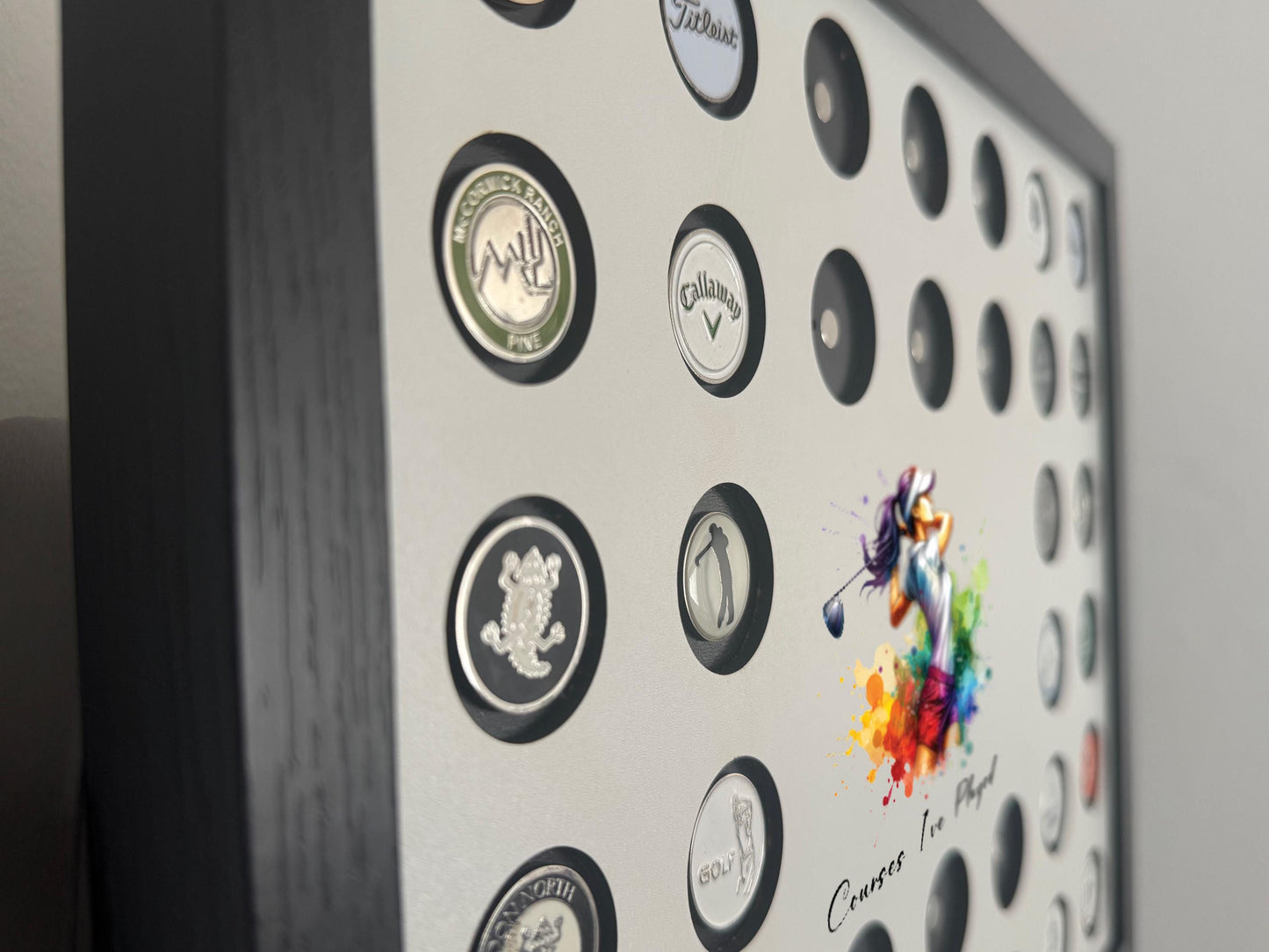 Golf Ball Marker Display Frame