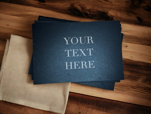 Personalised Engraved Slate Placema