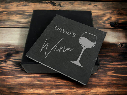 Personalised Drink Slate Coaster