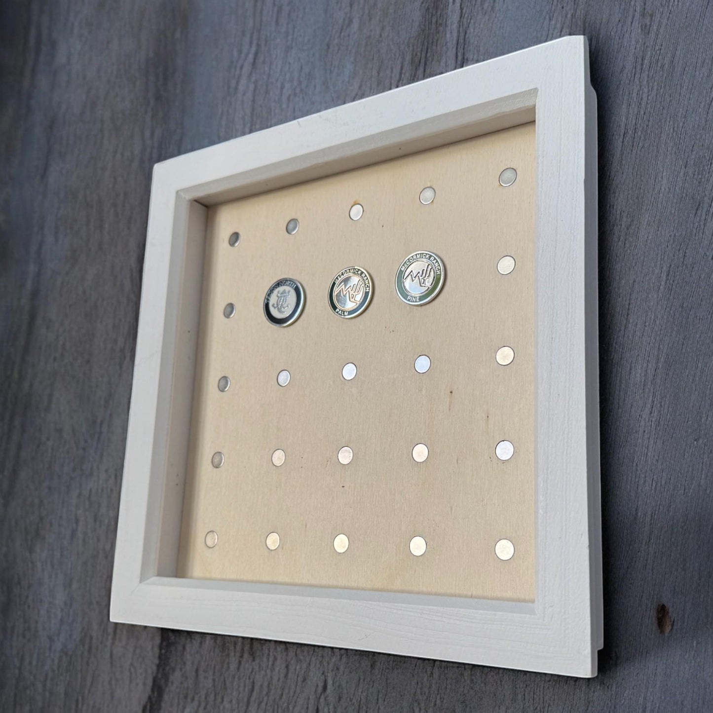Magnetic Deep Box Golf Ball Marker Display Frame