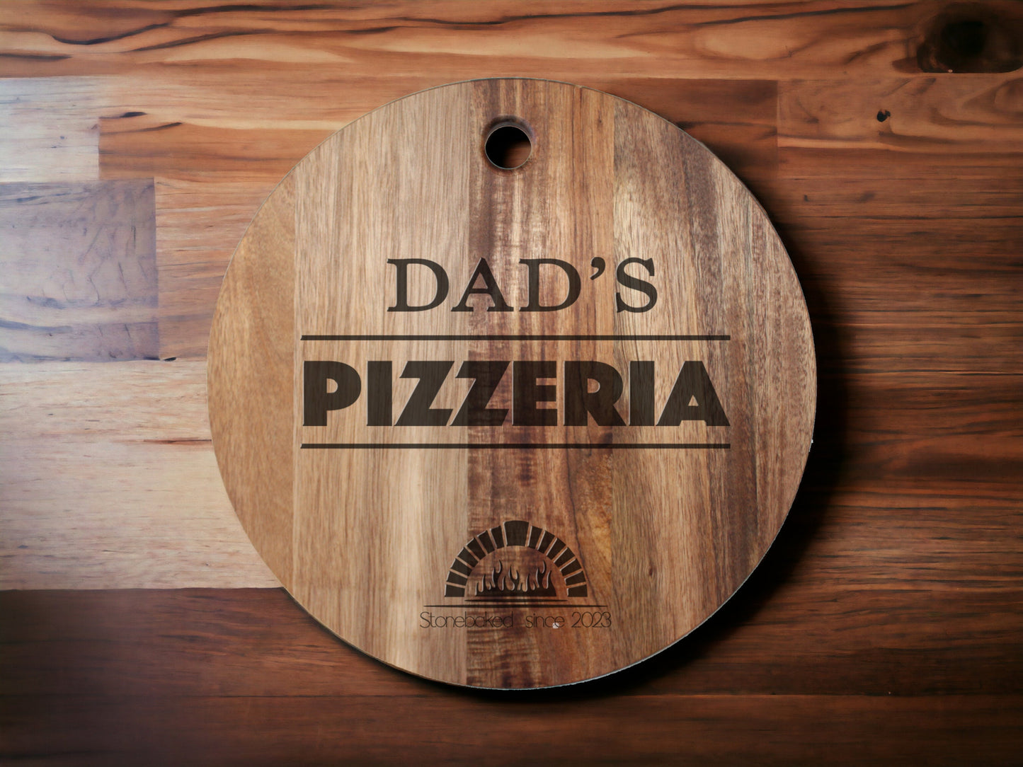 Personalised Round Pizza Board