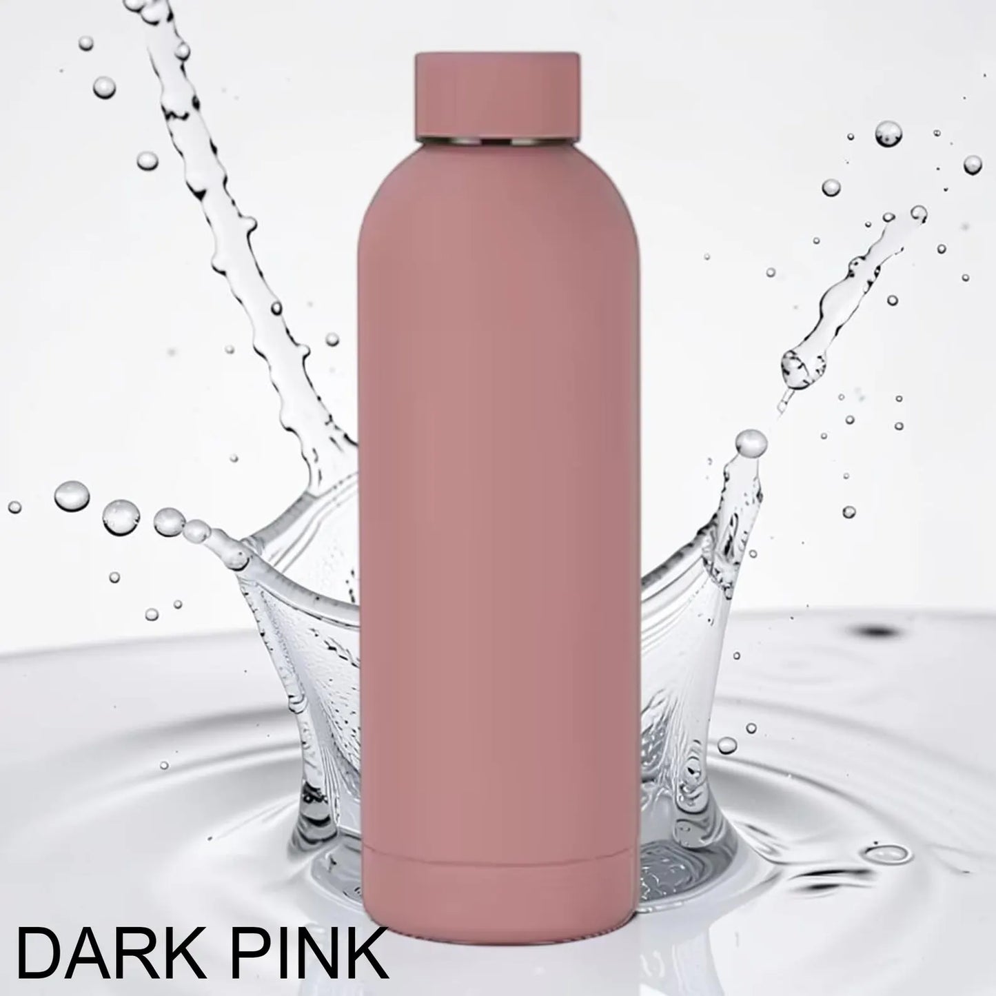 Personalised Birth Flower Water Bottle – Custom Engraved Name
