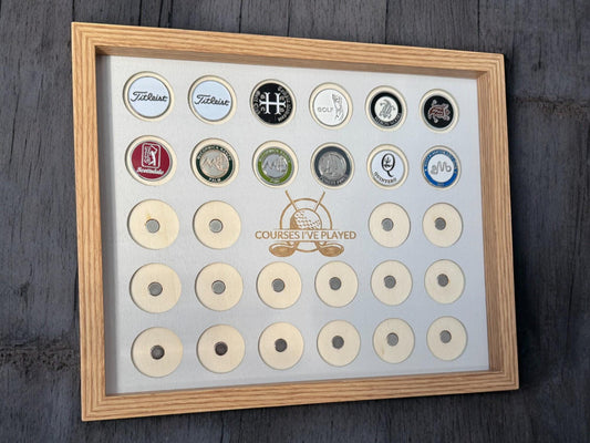28 Slot Magnetic Golf Ball Marker Display